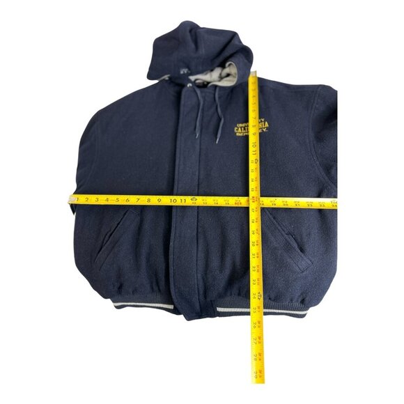 University California Berkeley Wool Blend Navy Jacket Men's Size XL Preppy - Picture 9 of 10